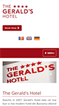 Mobile Screenshot of geraldshotel.com